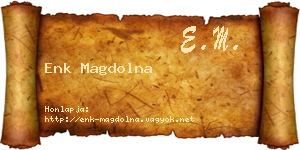 Enk Magdolna névjegykártya